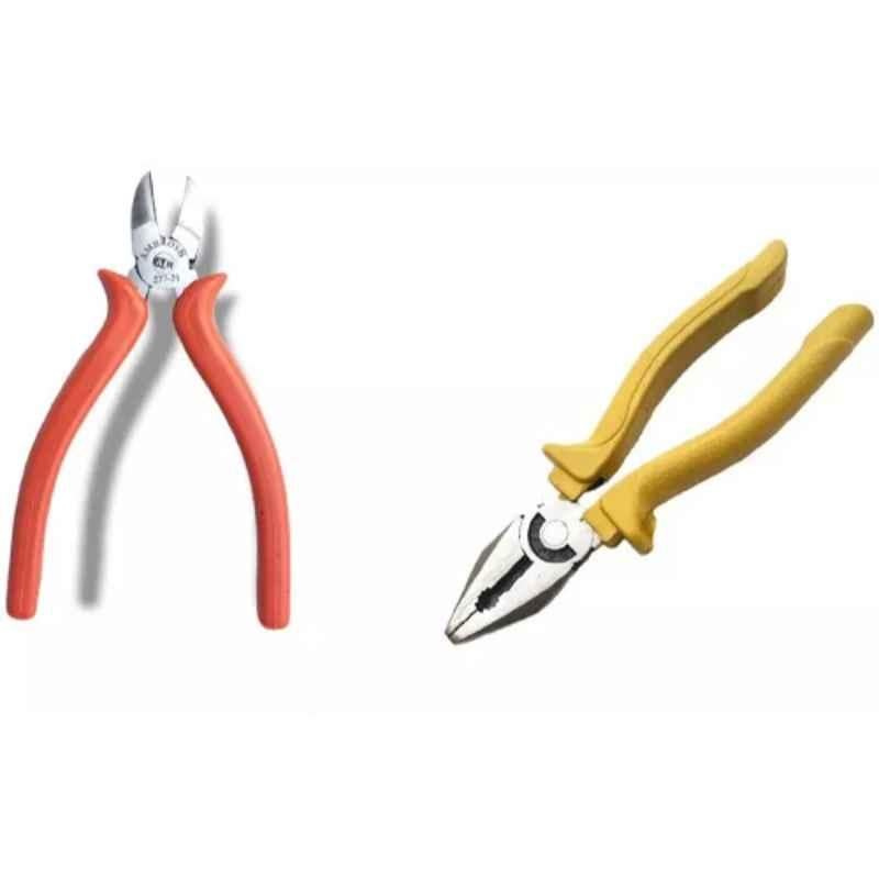 Sky Blue 2 Pcs 7.8 inch Lineman Plier Combo, SBE_PLIER_0284