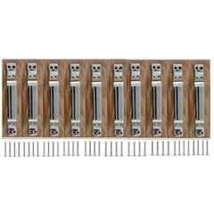Ojass Hox 6 inch Stainless Steel Silver Cabinet Handle, SS046D10 (Pack of 10)