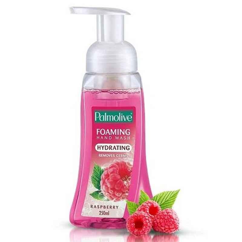 Palmolive 250ml Raspberry Hydrating Foaming Liquid Hand Wash (Pack of 4)