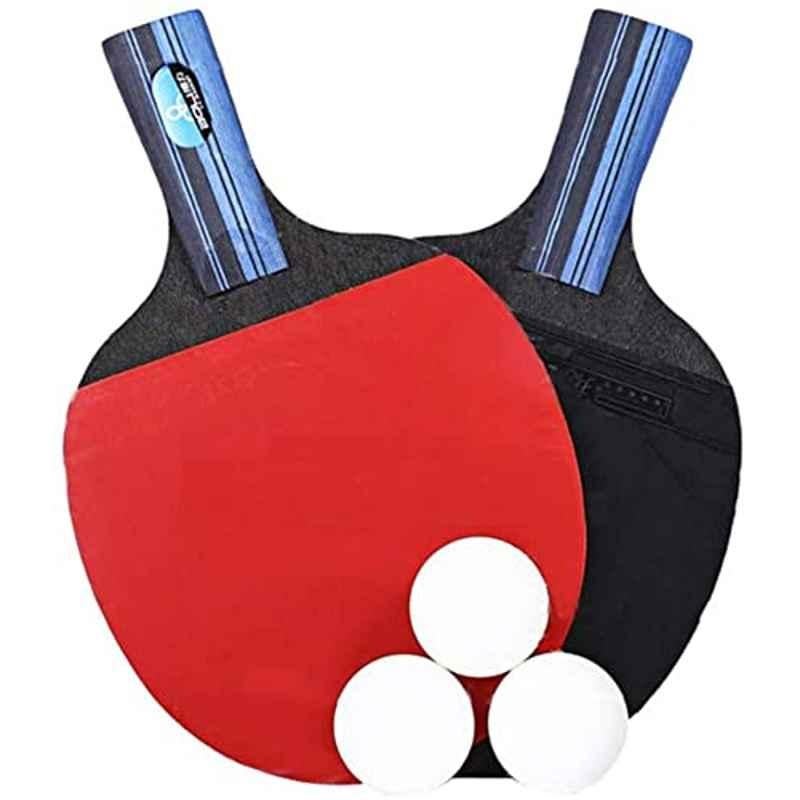 Abbasali 2pcs Table Tennis Racket & 3Pcs Ping Pong Balls Combo