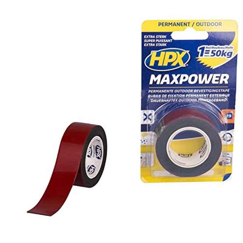 HPX 25mm Black Max Power Outdoor Mounting Tape, OT2502