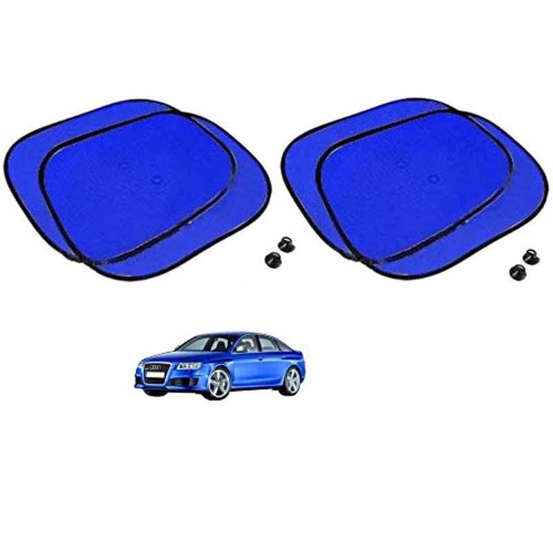 Kozdiko 4 Pcs Blue Chipkoo Car Window Sunshade Curtain Set for Audi RS 6, koz_82923
