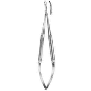 Alis 18cm/7 inch Micro Dissecting Scissors Sharp Pointed Curved, A-GEN-279-18