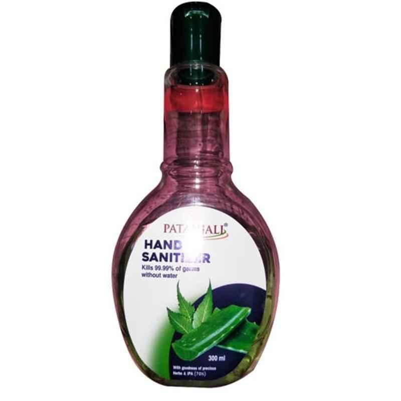 Patanjali 300ml 70% IPA Based Hand Sanitizer (Pack of 5)