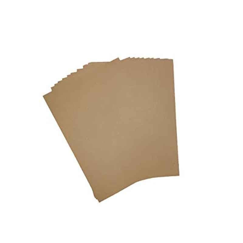 A4 Thick Brown 200 GSM Kraft Paper (Pack of 100)