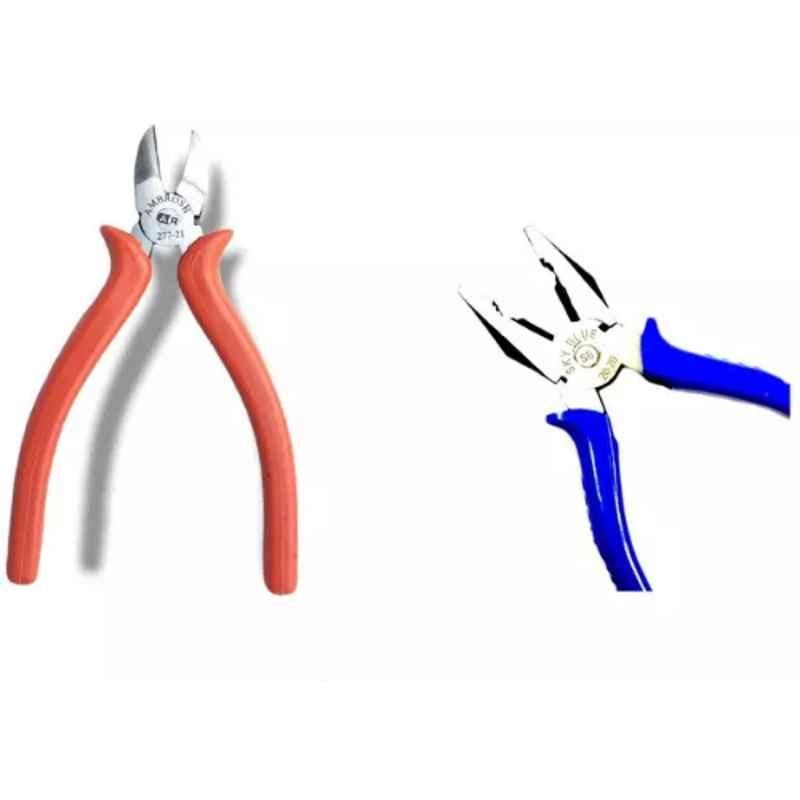 Sky Blue 2 Pcs 7.8 inch Stainless Steel Groove Plier Combo, SBE_PLIER_0488