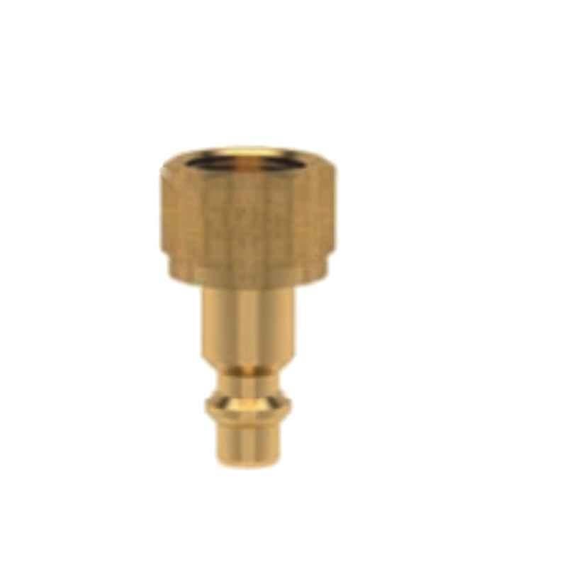 Ludecke ESA14NI NPT1/4 Single Shut Off Quick Plug with Female Thread Connect Coupling
