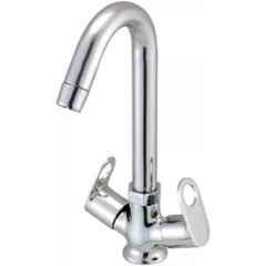 Senkiddpro Prime Zinc Chrome Finish Deck Mounted Centre Hole Hot & Cold Basin Mixer