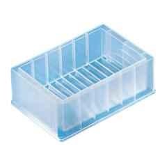 Tarsons 290ml Open Format 12 Channel Reservoir Pyramid Bottom Multi Well Plate, 524093 (Pack of 50)