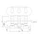 Jaquar Fusion Chrome Concealed 4-Way Divertor Set with Hot & Cold Concealed Stop Cock, FUS-CHR-29427