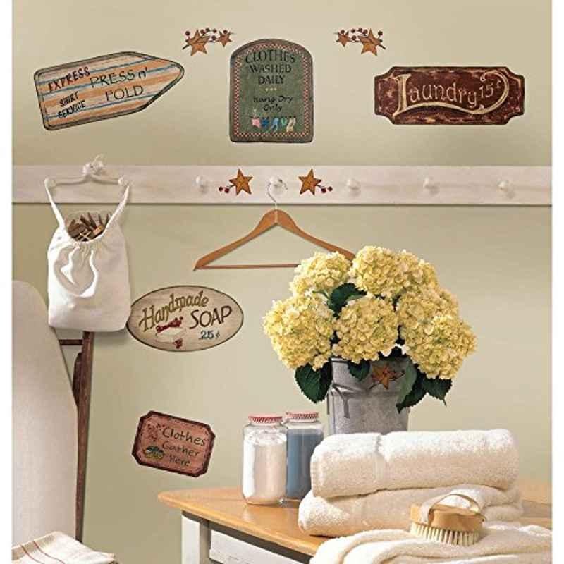 Asian Paints W071D48WY45 Nilaya Vinyl Country Signs Self Adhesive Wall Sticker, HPCA4094