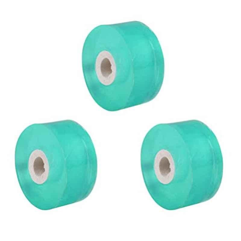 Topbathy 3cm 50m PVC Green Self Adhesive Plant Repair Tape (Pack of 3)
