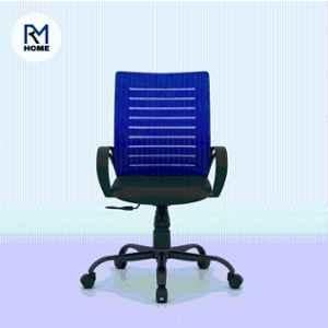 RM HOME Tivra Breathable Mesh Medium Back Blue Executive Chair (Pack of 5)