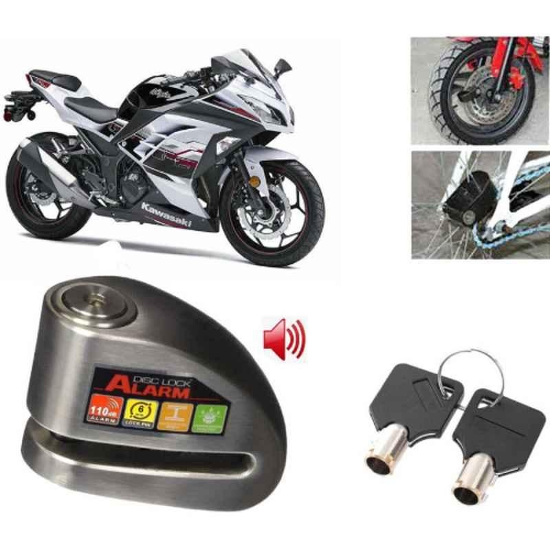 Auto Pearl Steel Black Anti-Theft Alarm Disc Brake Lock for 300, Lock_391