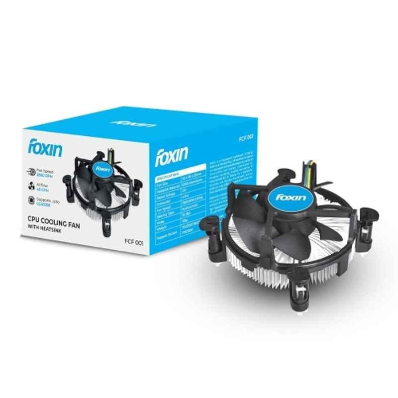 Foxin FCF 001 90mm 2500rpm CPU Cooling Fan with Hydramatic Bearing & 4-Pin PWM Connector