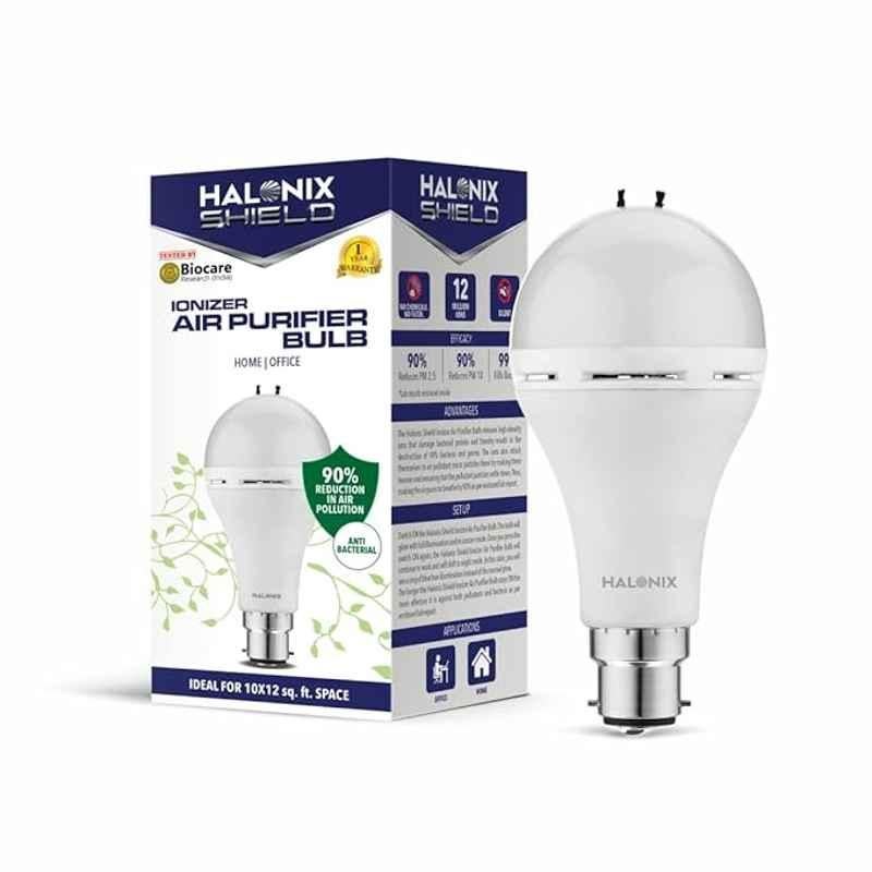 Buy Halonix Shield Ionizer 9W B22 Cool White Air Purifier LED Bulb