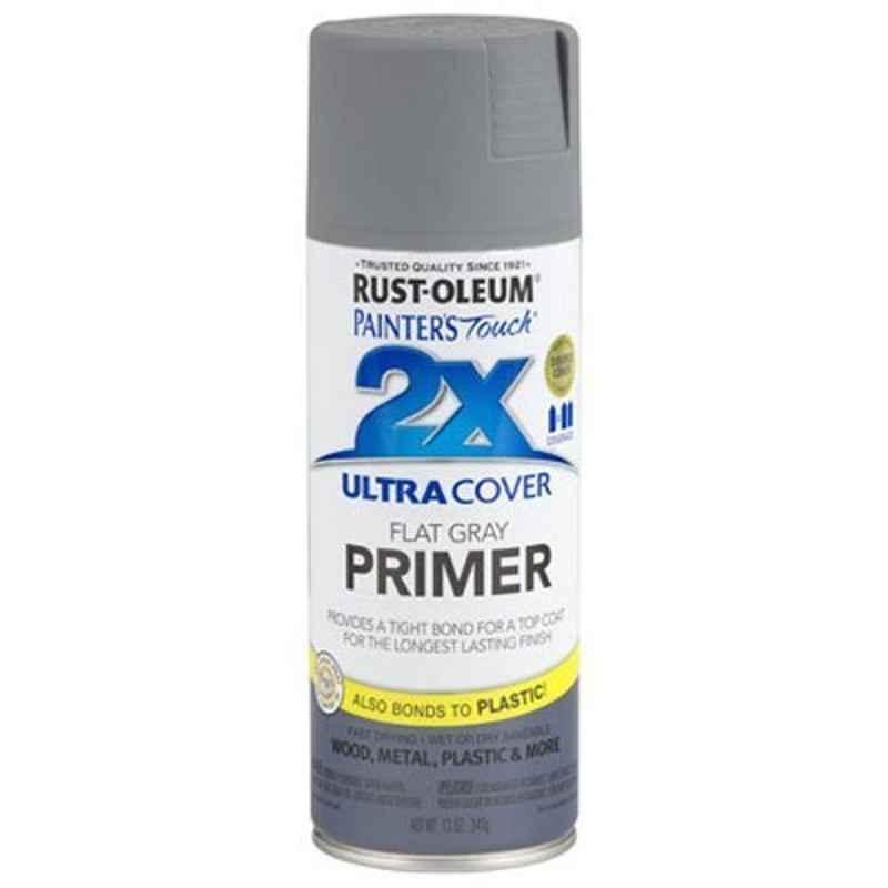 Rust-Oleum Painter Touch 12 Oz Flat Gray Gloss 2X Ultra Cover Spray Paint (Pack of 6)