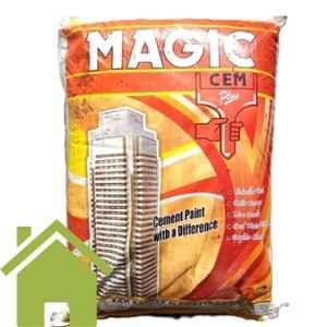 Magic Paints Cem Plus 25kg Peppermint Matte Finish Decorative Waterproof Cement Paint