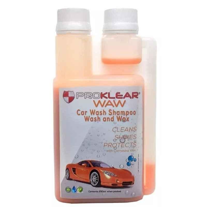 Proklear WAW250 250 Ml 20.8x13.6x3.2 cm Liquid Car Cleaning Car Wash Shampoo