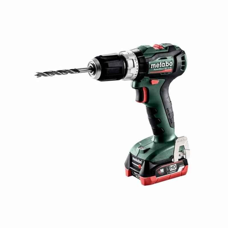 Metabo PowerMaxx Cordless Hammer Drill, SB-12-BL, 12V, 10MM