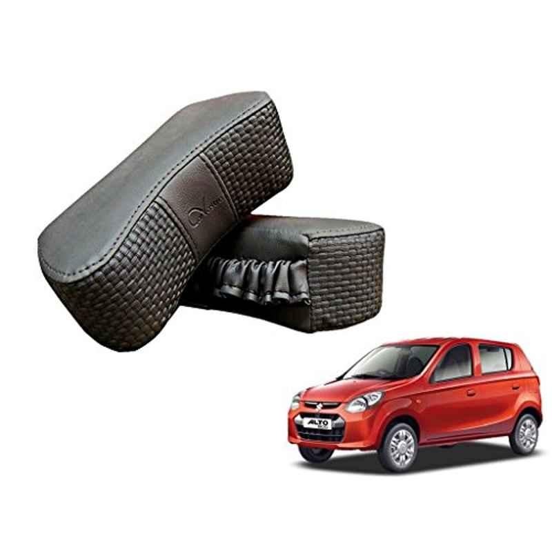 Kozdiko 2 Pcs Memory Foam Grey Luxurious Neck Rest Cushion Pillow Set for Maruti Alto 800