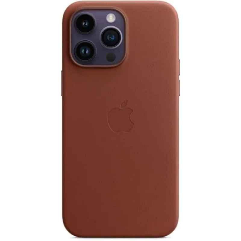 Apple Leather Umber iPhone 14 Pro Max Case with MagSafe, MPPQ3ZE-A