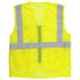 Club Twenty One Workwear Small Yellow Polyester Safety Jacket with 2 inch Reflective Tape