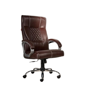 CELLBELL Vega Leatherette High Back Dark Brown Ergonomic Chair