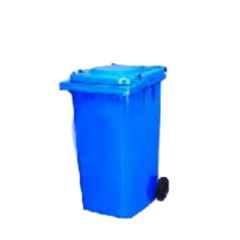 Contenur 240L Blue Plastic Dustbin with 2 Wheels, DWB-240-EUR-B