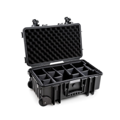 B&W International 6600/B/RPD 28.8 Litre 8.8 inch Polypropylene Black Hard Outdoor Case