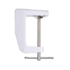 Optike 60mm Steel White Table Clamp, KMLCMP1