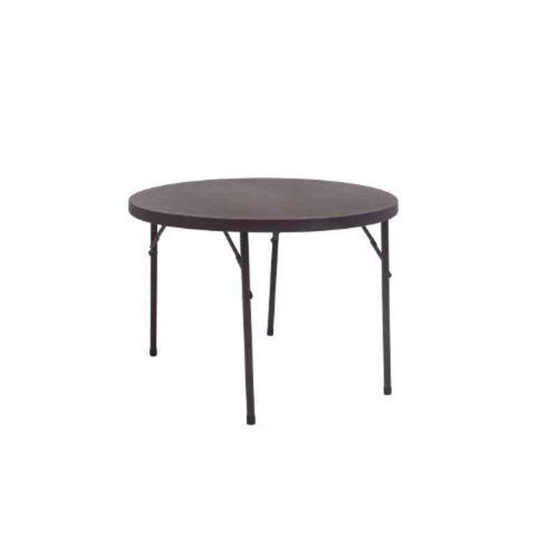 Supreme Disc Globus Brown Foldable Round Table