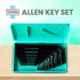 Taparia 10 Pieces Black Finish Allen Key Set in Box Packing, KI 10 V