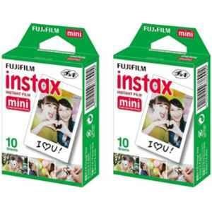 Fujifilm Instax Mini 45mm 10 Sheets Instant Film (Pack of 2)