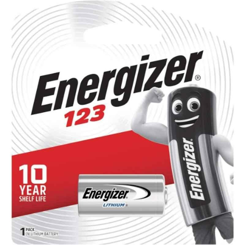 Energizer Ultimate 3V 123 Lithium Battery, 123AP-BP1