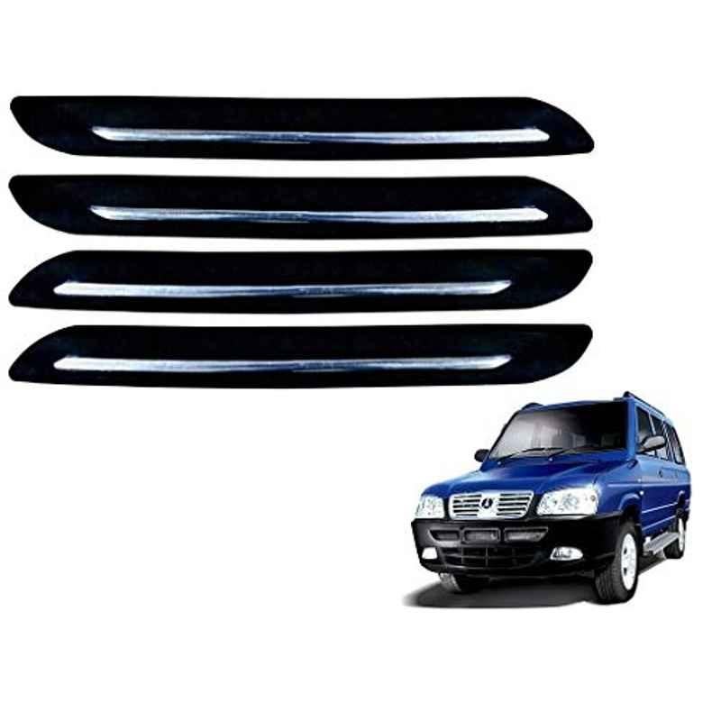 Kozdiko 4 Pcs Single Chrome Bumper Protector Set for Universal for