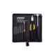 Visko 501 11 Pieces Black Home Hand Tool Kit Set