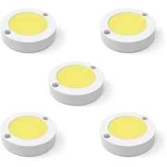 Fybros Zest 3W Polycarbonate Yellow Round Decoration Surface Light for Home, FLS5881B (Pack of 2)