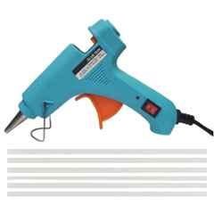 Bandook 20W Firozi Glue Gun with 6 Pcs Transparent Glue Sticks