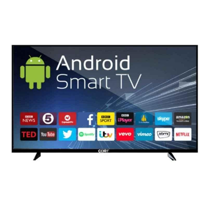 Cenit 32 inch Black Frameless Android Smart TV with Bluetooth & Voice Command, CG32SFLBTVR