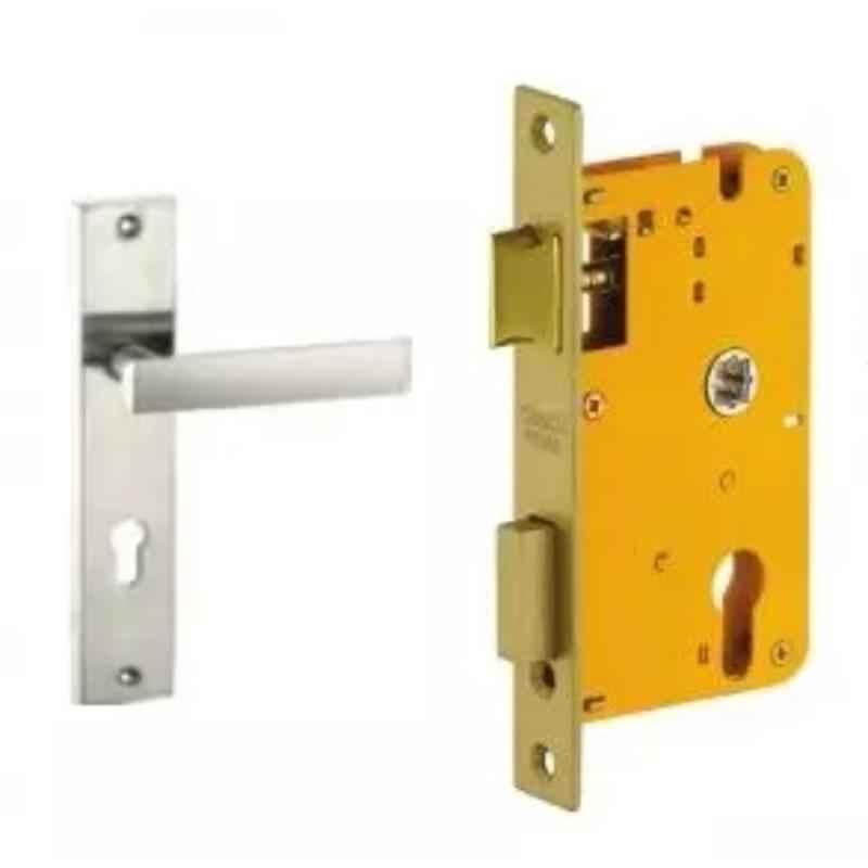 Dorset HL Series Eden 8 inch Stainless Steel Door Handle Lock Set with Mortise Latch (Pack of 2)