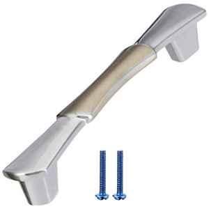 Aquieen 96mm Malleable Wardrobe Cabinet Pull Handle, CB35-96 (Pack of 2)