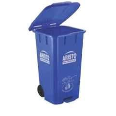 Buy Cello Kleeno 120L HDPE Blue Dustbin with Wheel, CDB120 Online At Price  ₹3299