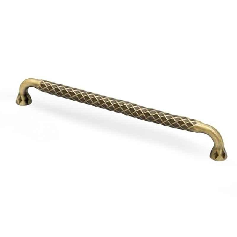 Plantex 288mm Zinc Brass Rectangular Pull Cabinet Handle for Home & Office, APS-DTC-3710-BA-288MM
