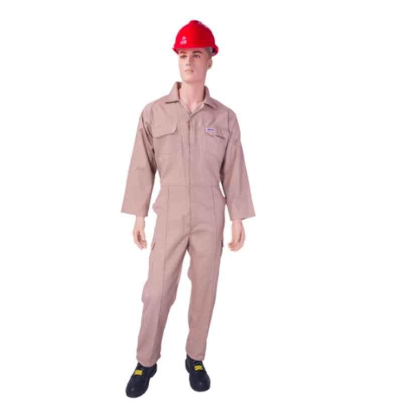 Ameriza Chief C A105050501 Khaki Twill Cotton Coveralls, Size: 5Xl