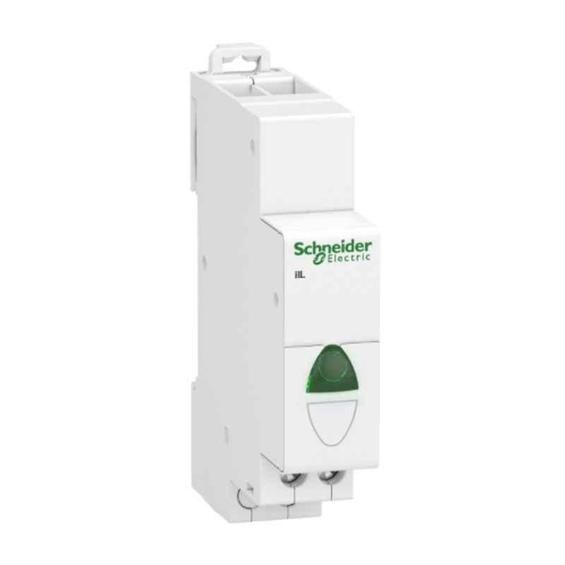 Schneider Acti9 iIL 110-230 VAC Green Single Indicator Light, A9E18321