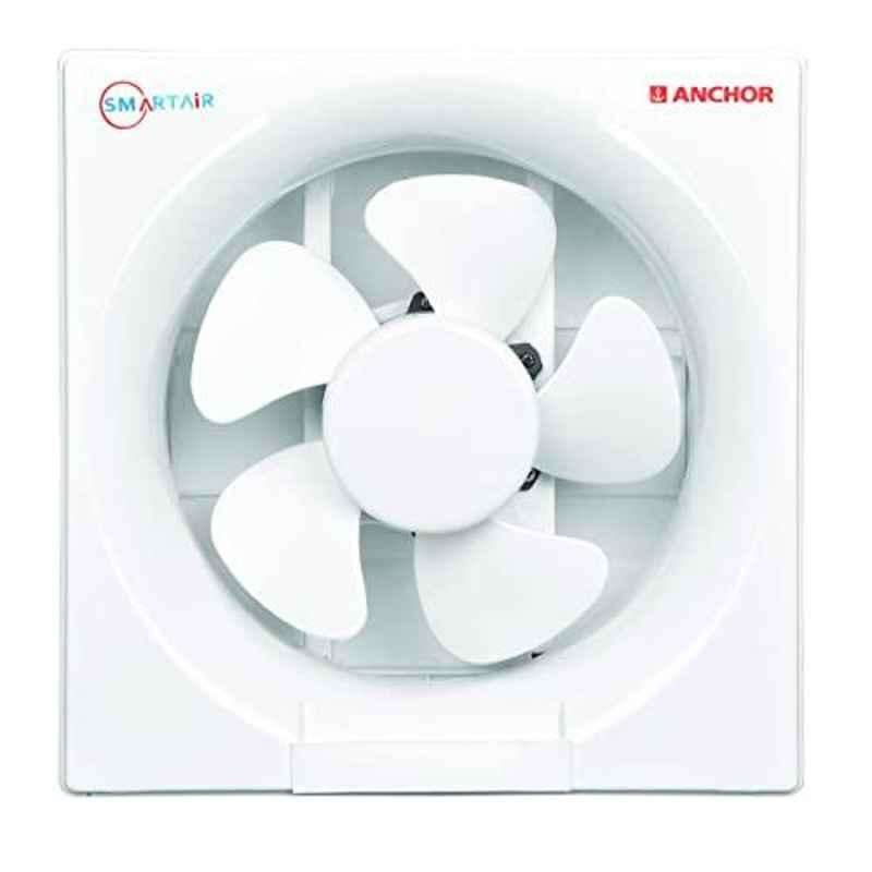 Anchor Smart Air 45W White Ventilation Fan, 13981WH, Sweep: 250 mm