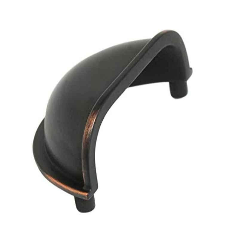 Robustline CC 76mm Zinc Half Moon Plain Drawer Pull Handle