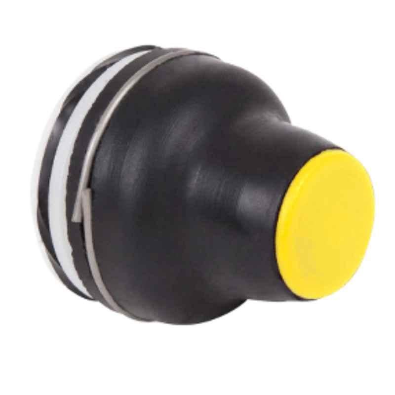 Schneider Yellow Booted Head for Push Button, XACB9215