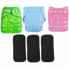 Fastgear Cotton Washable Button Strap Diaper, FG527, Size: Free Size
